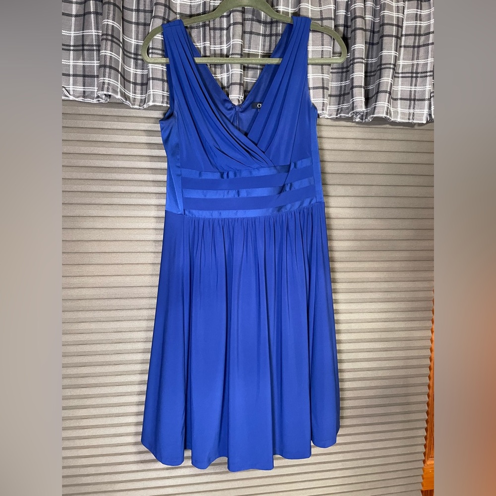 Chaps blue dress size 6